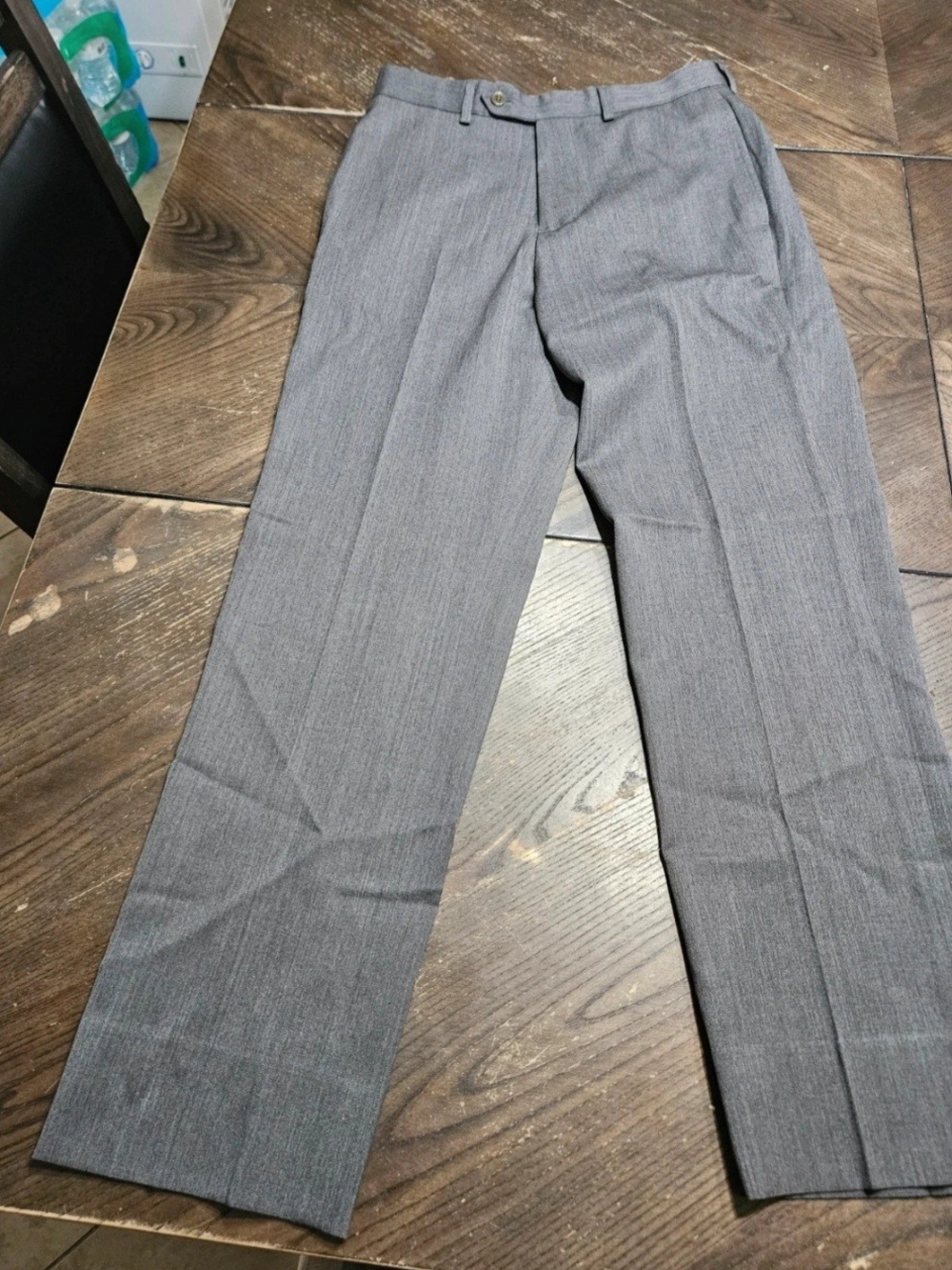 Brooks Brothers Men's Gray Dress Trousers with Pleats